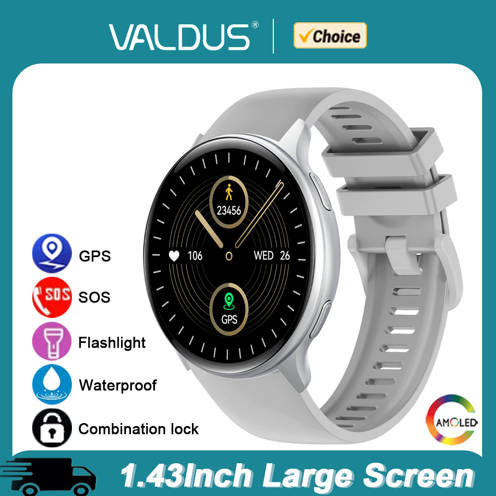 Smartwatch Watches For Women With Gps - นาฬิกาอัจฉริยะ VALDUS VG53 Pro GPS สำหรับผู้ชายและผู้หญิง