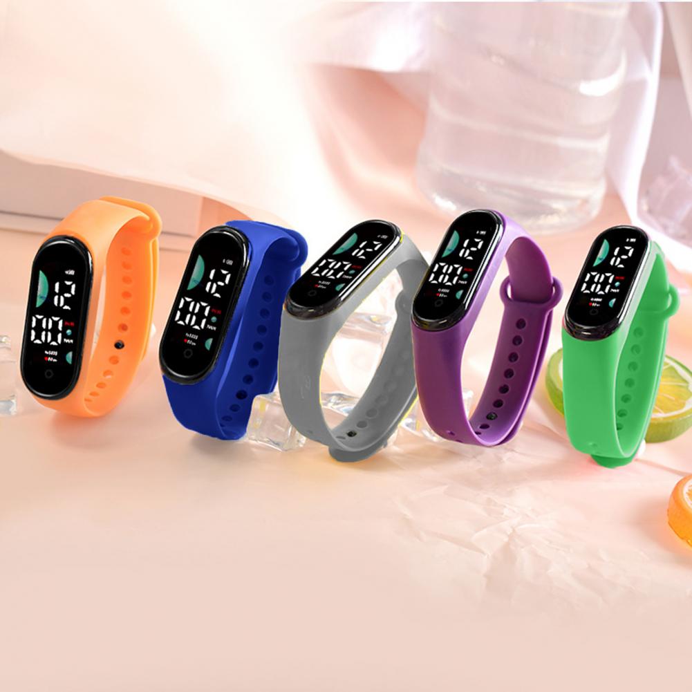 Smartwatch Watches For Kids - นาฬิกาเด็กของขวัญวันเกิดสําหรับเด็กสาวสมาร์ท LED ดิจิตอลการ์ตูนเด็กนาฬิกากันน้ํานาฬิกาข้อมือ reloj niño