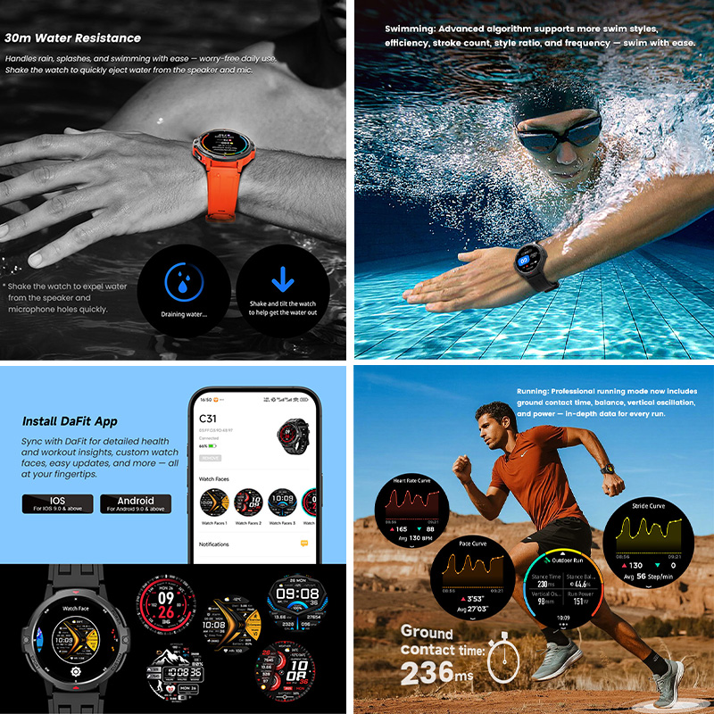 ใหม่ 6 แกนไจโรสโคปทหาร GPS สมา - Timex Watches Smartwatch บทวิจารณ์และราคา