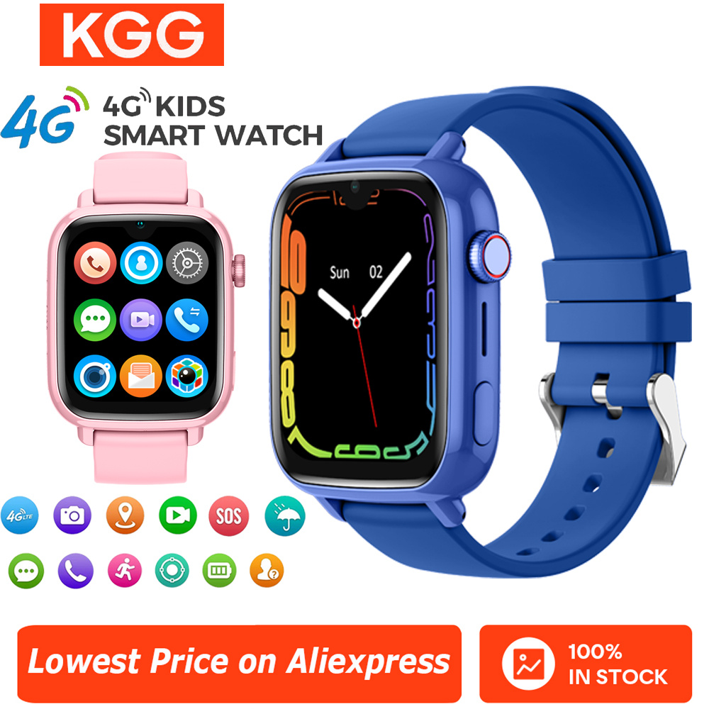 4G สมาร์ทนาฬิกาเด็กนาฬิกาโทรศั - Smartwatch Watches For Kids With Gps บทวิจารณ์และราคา
