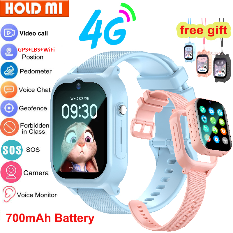 สมาร์ทวอท์ชเด็ก 4G GPS WIFI Vi - Smartwatch Watches For Kids With Gps บทวิจารณ์และราคา