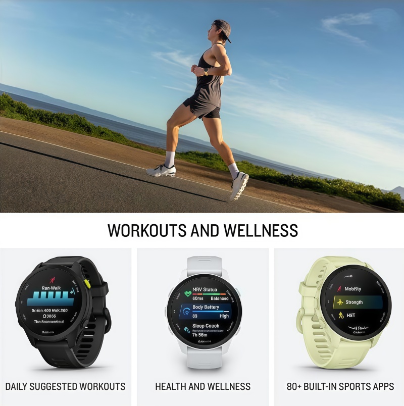 Garmin Forerunner 70 GPS สมาร์ - Timex Watches Smartwatch บทวิจารณ์และราคา