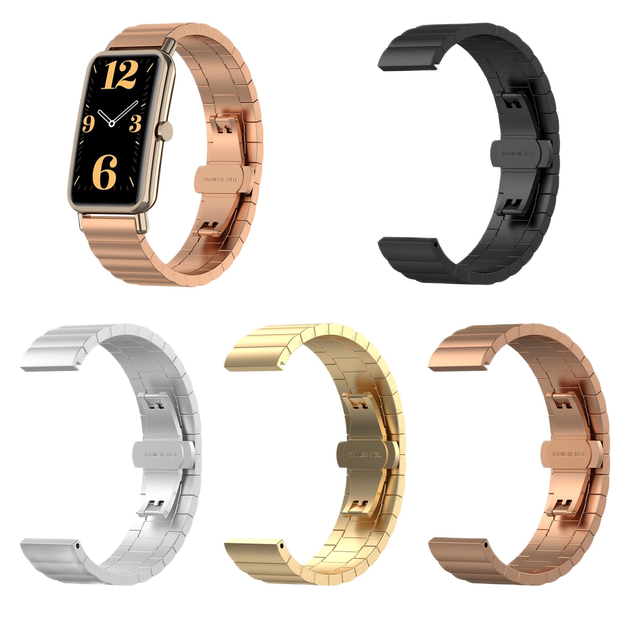 16 มม.สายรัดข้อมือสแตนเลสสําหร - Timex Watches Smartwatch บทวิจารณ์และราคา