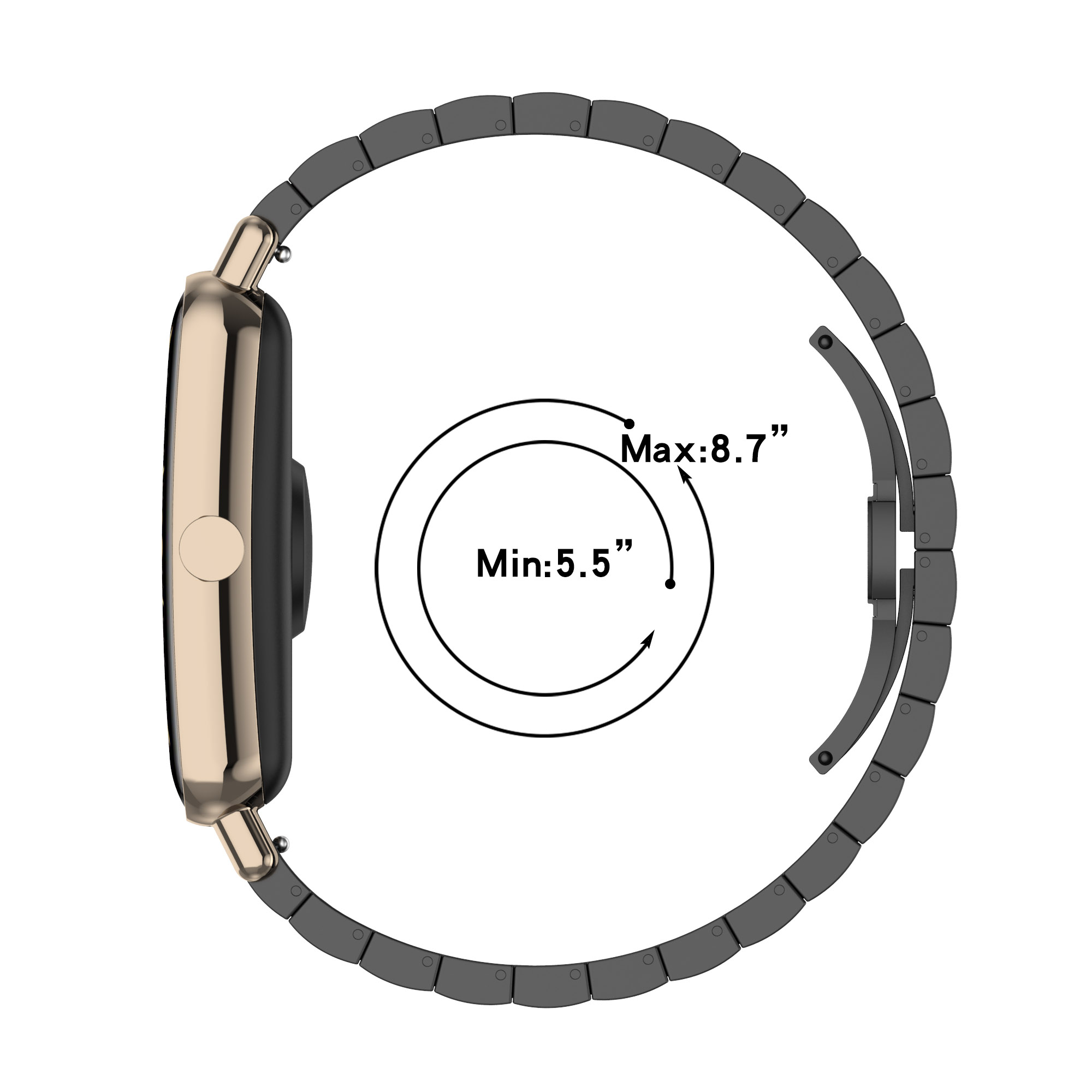 16 มม.สายรัดข้อมือสแตนเลสสําหร - Timex Watches Smartwatch บทวิจารณ์และราคา