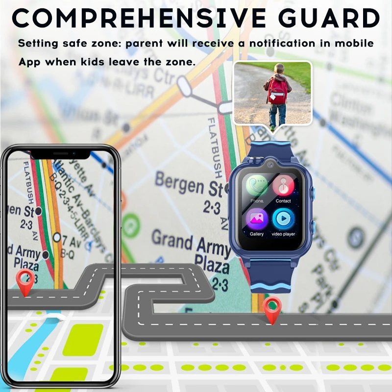 นาฬิกาอัจฉริยะสำหรับเด็ก Yoate - Smartwatch Watches For Kids With Gps บทวิจารณ์และราคา