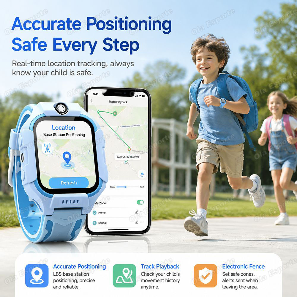 2027 นาฬิกาอัจฉริยะสำหรับเด็ก  - Smartwatch Watches For Kids With Gps บทวิจารณ์และราคา