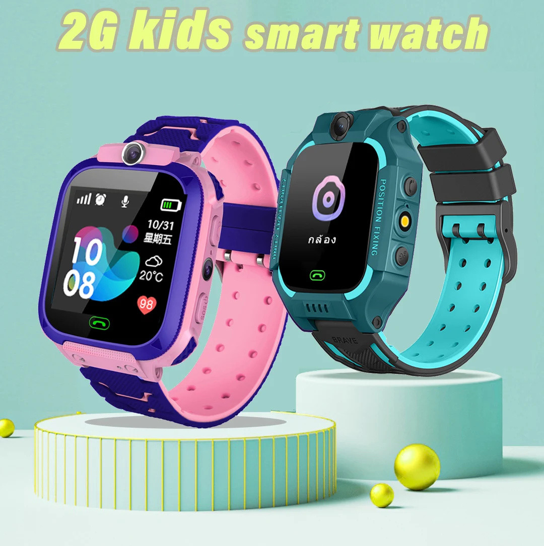 Q12 เด็กดูสมาร์ท 2G SOS โทรตํา - Smartwatch Digital Watches For Kid Girl บทวิจารณ์และราคา