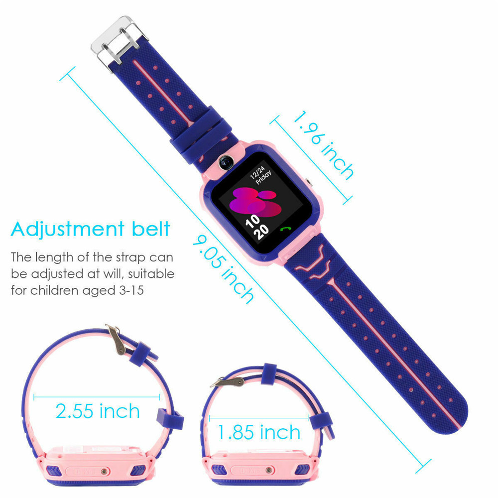 Q12 เด็กดูสมาร์ท 2G SOS โทรตํา - Smartwatch Digital Watches For Kid Girl บทวิจารณ์และราคา