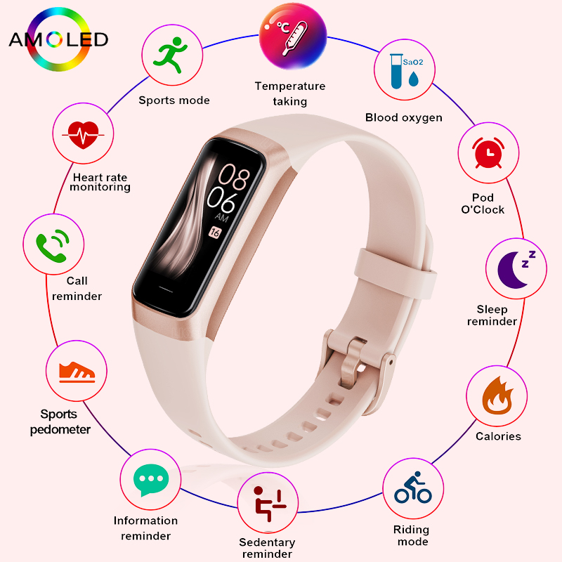Foxbox IP67นาฬิกาข้อมือผู้หญิง - Watches Ladies Smartwatch บทวิจารณ์และราคา