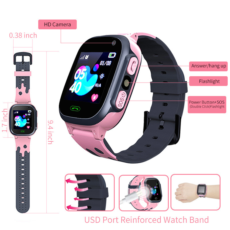 เด็กดูสมาร์ทนาฬิกาอัจฉริยะกันน - Smartwatch Digital Watches For Kid Girl บทวิจารณ์และราคา