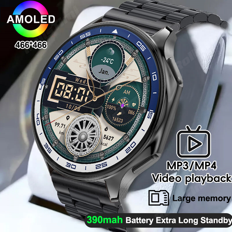 1.43 AMOLEDสมาร์ทนาฬิกา3D Surr - Timex Watches Smartwatch บทวิจารณ์และราคา