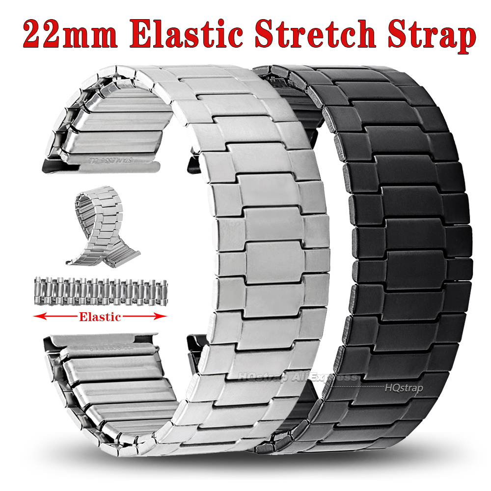สายนาฬิกาเหล็กยืดหยุ่น 22 มม.  - Watches Rolex Smartwatch บทวิจารณ์และราคา