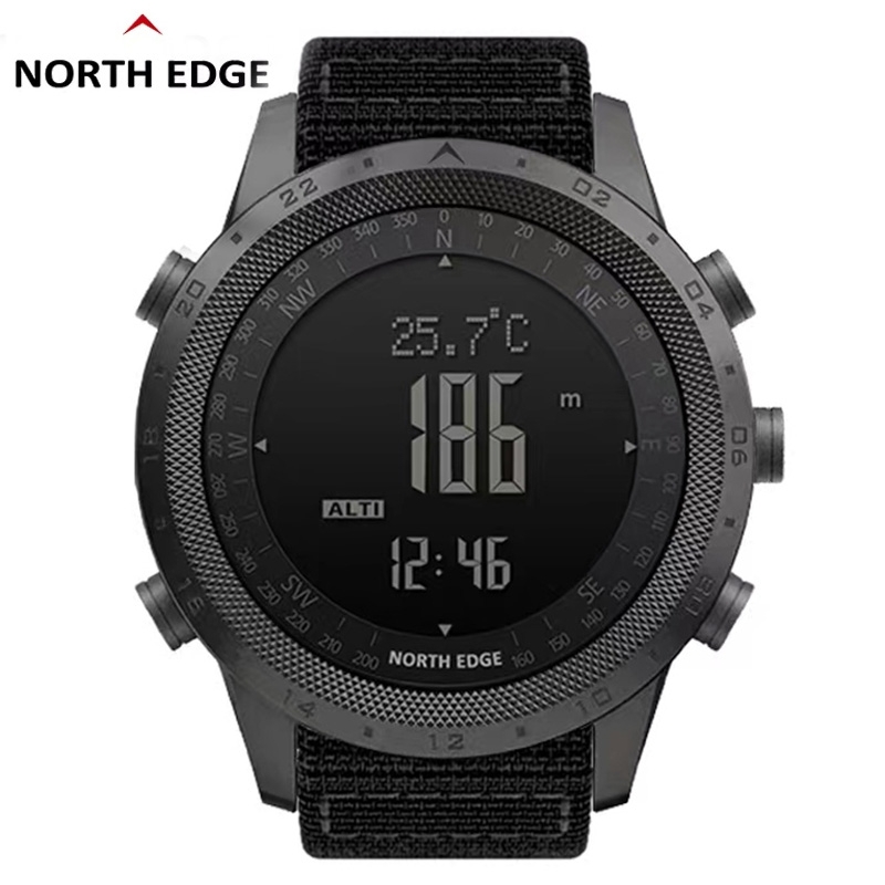NORTH EDGE DESERT ผู้ชายนาฬิกา - Altimeter Compass Watch บทวิจารณ์และราคา