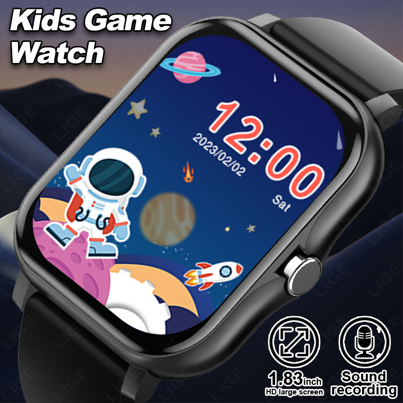 LIGE 2025 Audiobook เด็ก Smart - Smartwatch Digital Watches For Kid Girl บทวิจารณ์และราคา