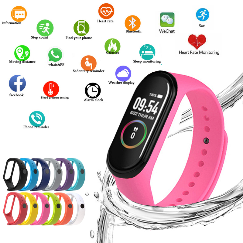 M4นาฬิกาสมาร์ทกีฬาสายรัดข้อมือ - Smartwatch Watches Brands For Women บทวิจารณ์และราคา