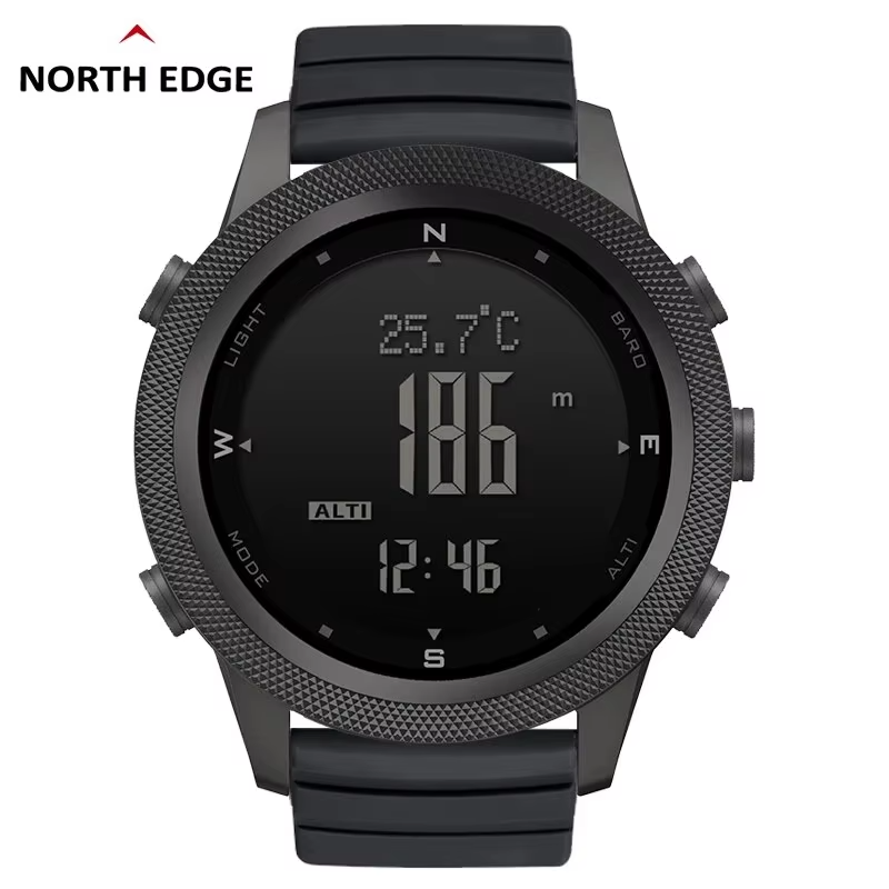 นาฬิกาดิจิทัลสำหรับผู้ชาย NORT - Altimeter Compass Watch บทวิจารณ์และราคา