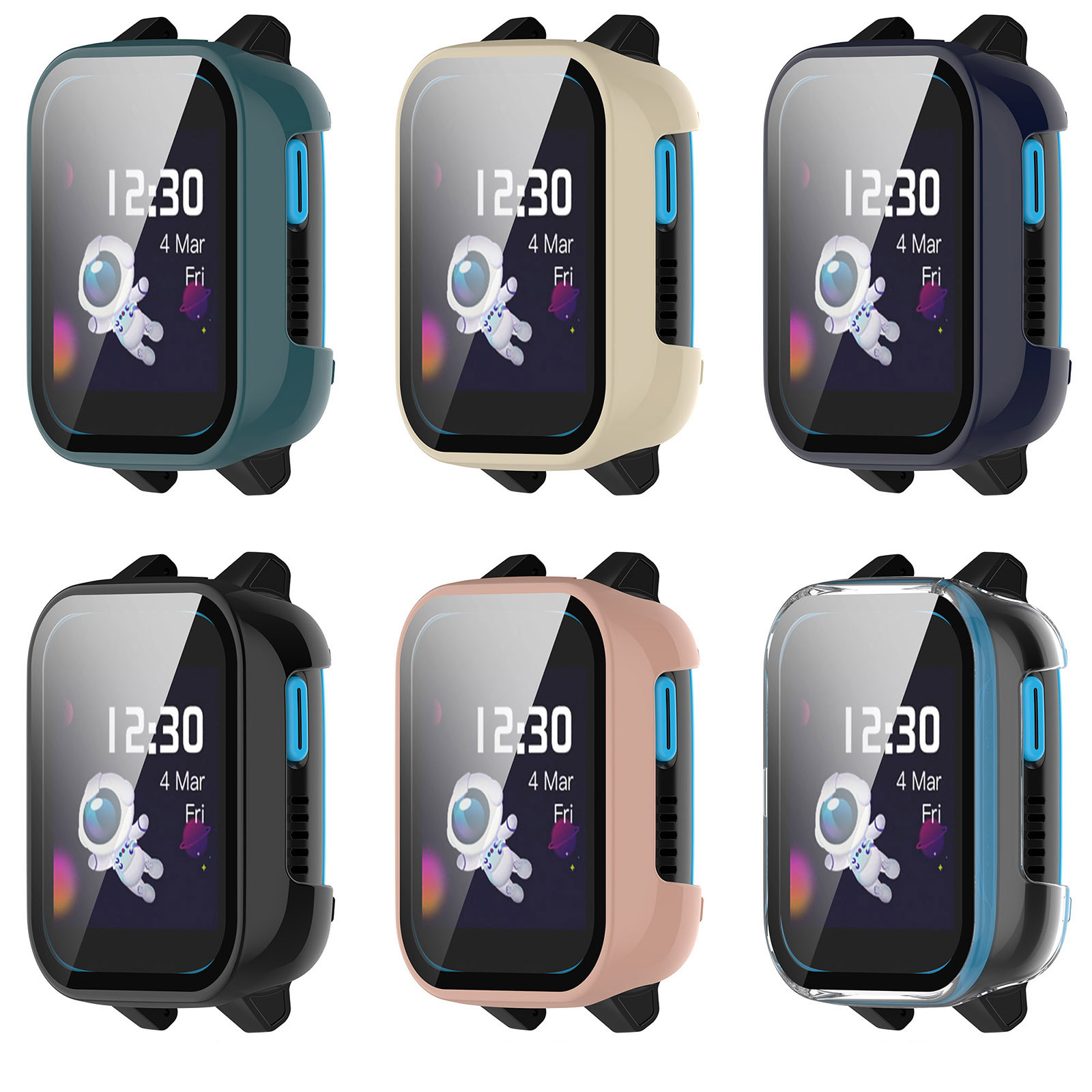 Hard Edge Shell Glass Screen P - Smartwatch Watches For Kids บทวิจารณ์และราคา
