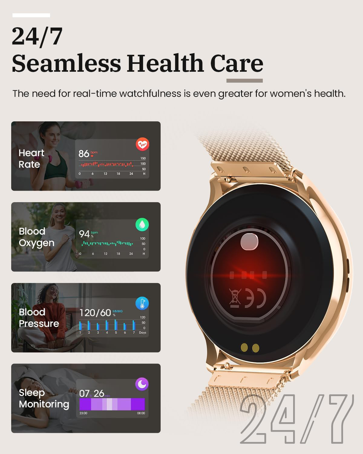 สมาร์ทวอทช์รุ่นดั้งเดิมปี 2026 - Watches Ladies Smartwatch บทวิจารณ์และราคา