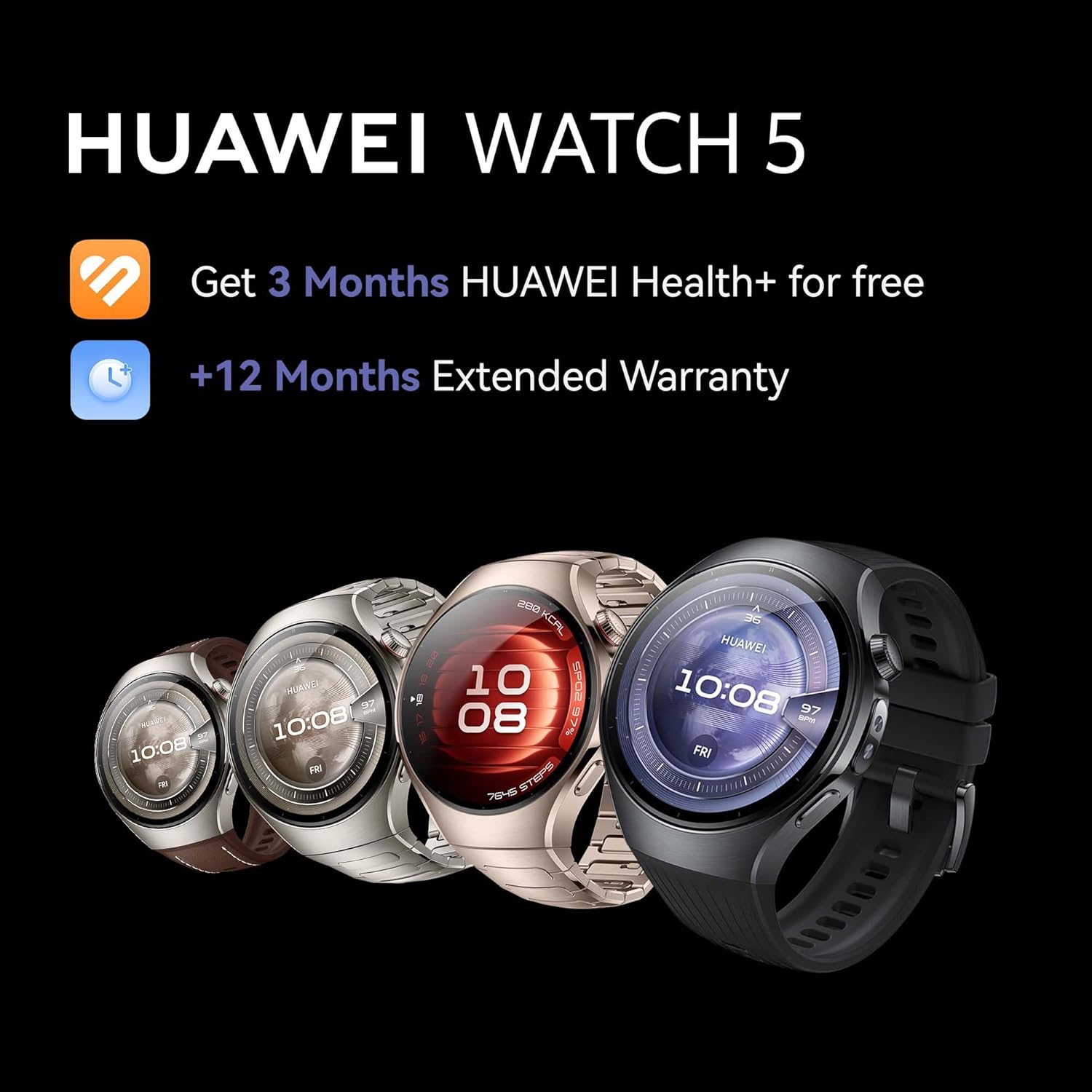 HUAWEI WATCH 5, สมาร์ทวอทช์ขนา - Timex Watches Smartwatch บทวิจารณ์และราคา