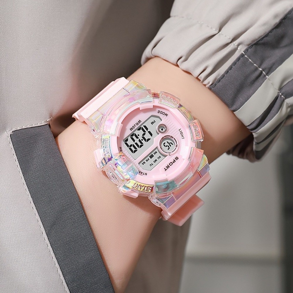 นาฬิกาเด็กสำหรับกีฬา กันน้ำ หน - Smartwatch Digital Watches For Kid Girl บทวิจารณ์และราคา
