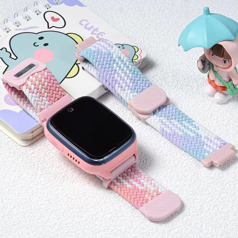 สายนาฬิกาอัจฉริยะแบบถักจากไนลอ - Smartwatch Watches For Kids บทวิจารณ์และราคา