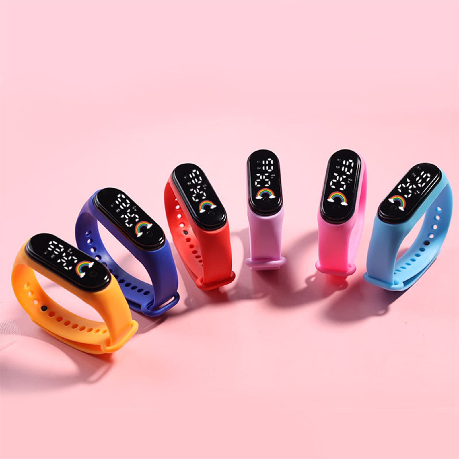 เด็กหลากสีดูสมาร์ท LED นาฬิกาข - Smartwatch Digital Watches For Kid Girl บทวิจารณ์และราคา