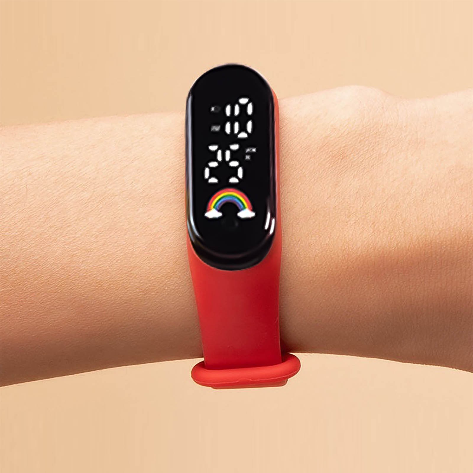 เด็กหลากสีดูสมาร์ท LED นาฬิกาข - Smartwatch Digital Watches For Kid Girl บทวิจารณ์และราคา