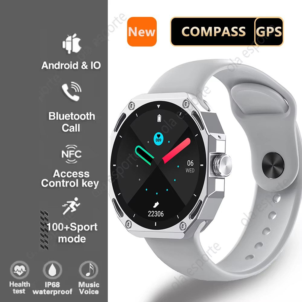 สมาร์ทนาฬิกาผู้ชายผู้หญิง 1.52 - Smartwatch Watches For Women With Gps บทวิจารณ์และราคา